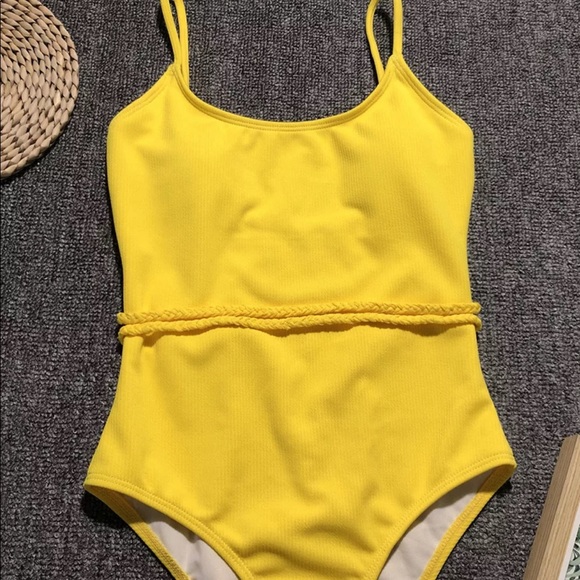 334 Summer yellow rope monokini - Picture 4 of 6
